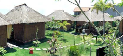 花园的景色  - Bali Green Spa